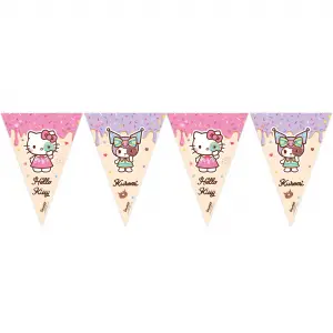 Banner Petrecere Stegulete Hello Kitty and Kuromi
